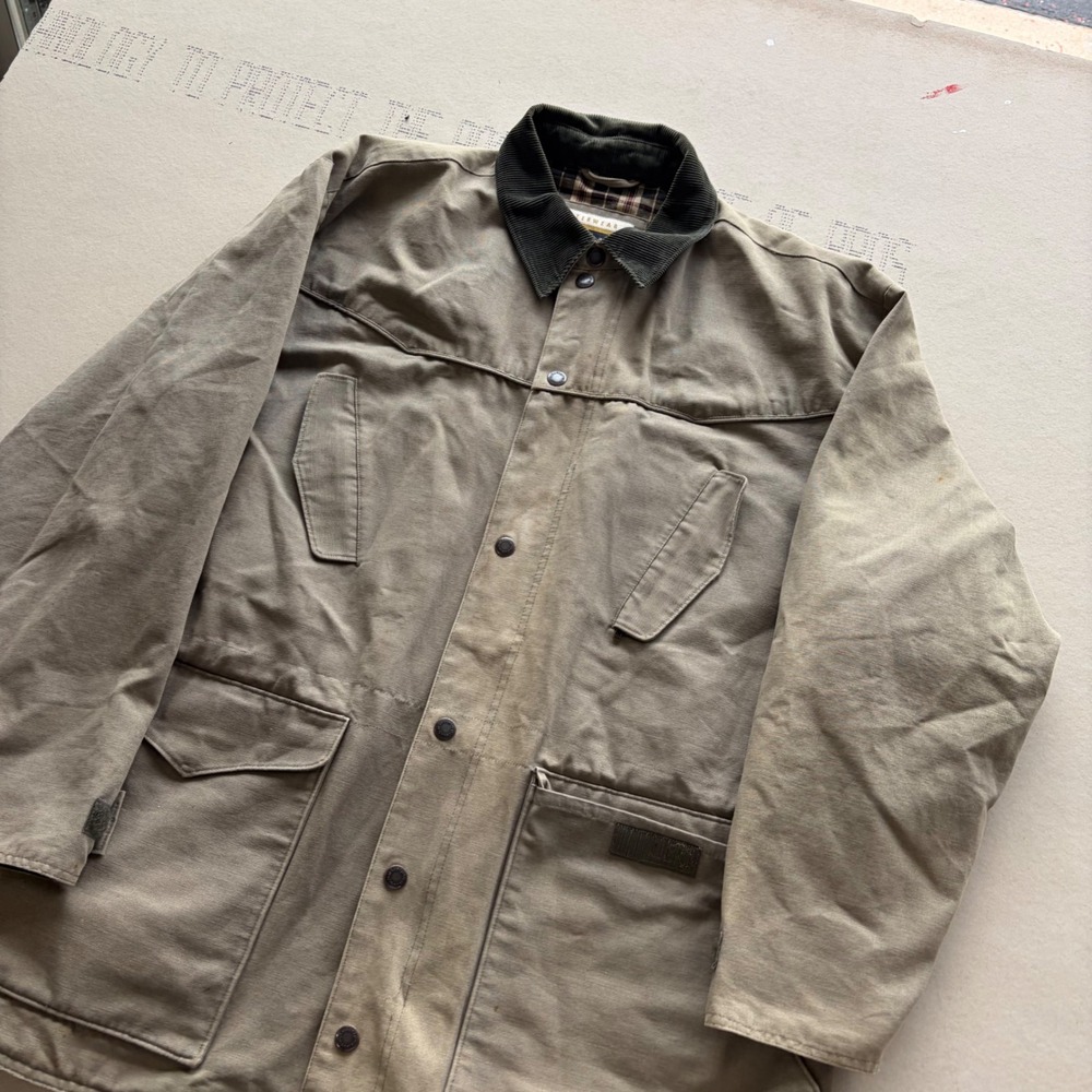 Vintage Y2K Wrangler Outerwear Canvas Barn Chore Jacket Coat XL